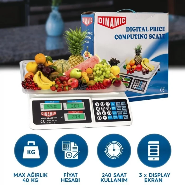 Elektronik Terazi 40 Kg (5124)