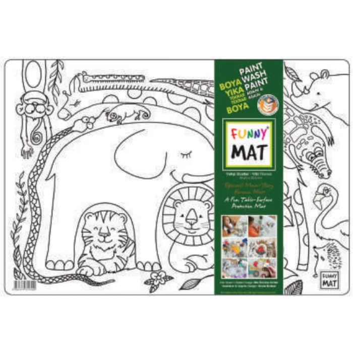 Funny Mat - Vahşi Dostlar 33,5x48cm