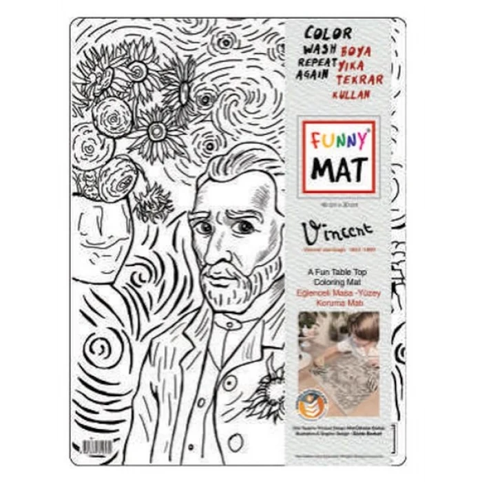 Funny Mat - Vıncent Van Gogh 30 X 40 Cm