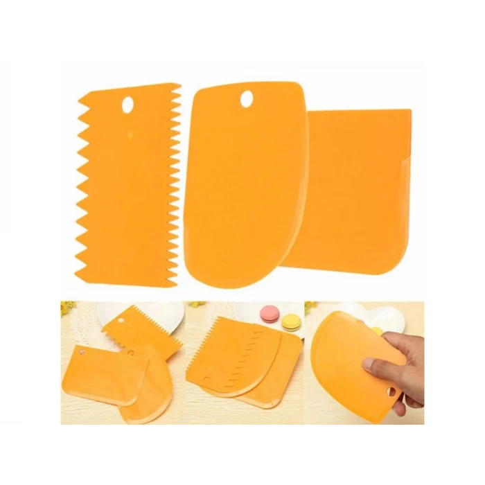 Hamur Şekillendirici Kesici Kazıyıcı Pasta Kek Dekorasyon Seti (5124)