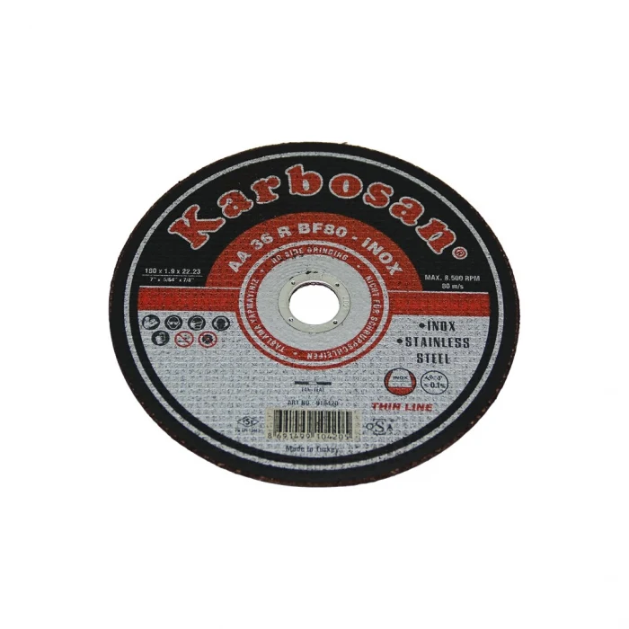 İNOX METAL KESİCİ DİSK 180MMX1.9X22 (5124)