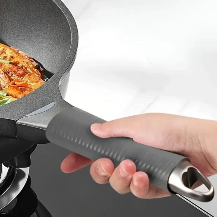 Isıya Dayanıklı Silikon Kauçuk Tencere,Kapı Tutma Kılıfı Kendinden Küçülen,Her Sapa Uyumlu Tava Kulp Yalıtımı 12-15 cm (5124)