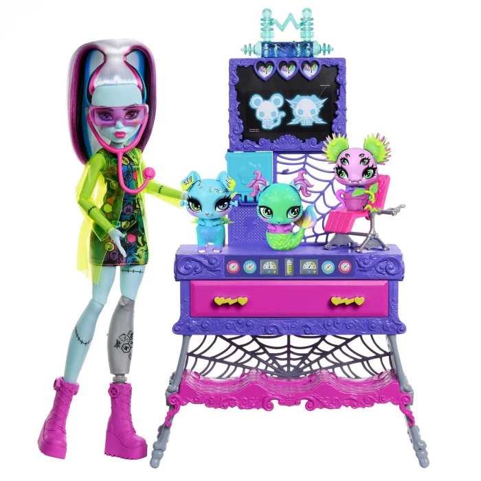 JBF18 Monster High Frankie Stein Evcil Hayvan Kiti
