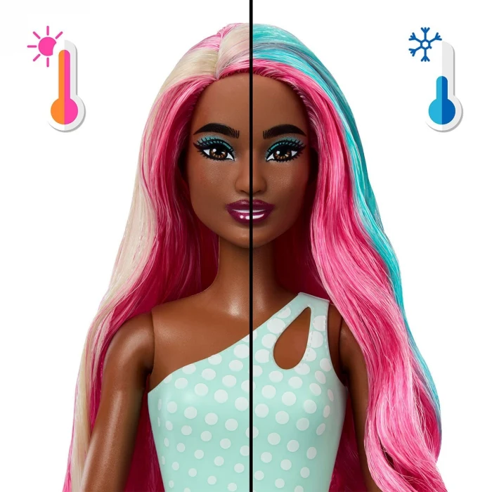 JKF60 Barbie POP Reveal Sürpriz Bebek - Mor Saçlı