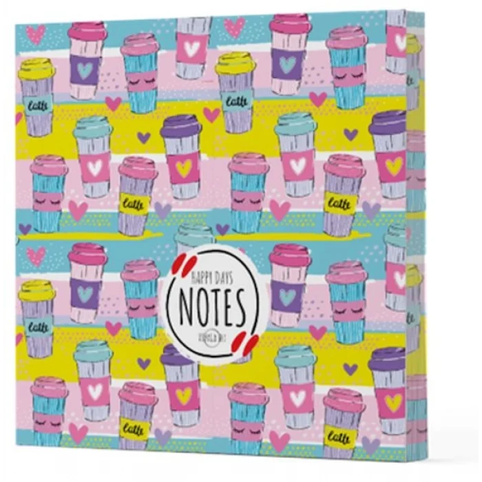 Kahve 10 - Çizgisiz Yan Boyamalı Defter