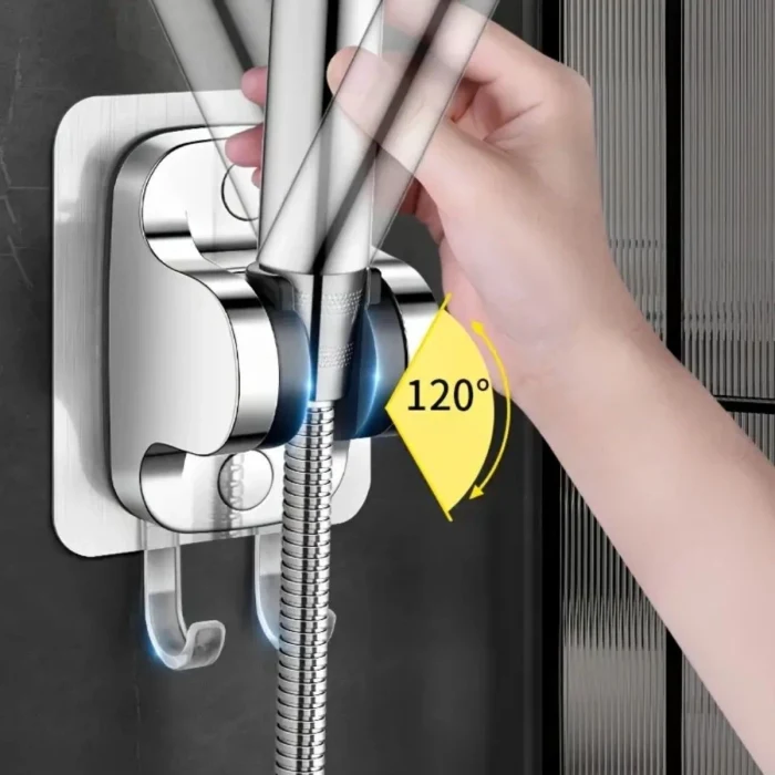 Kendiliğinden Güçlü Yapışkanlı Askılı Duş Başlık Tutucu (5124)