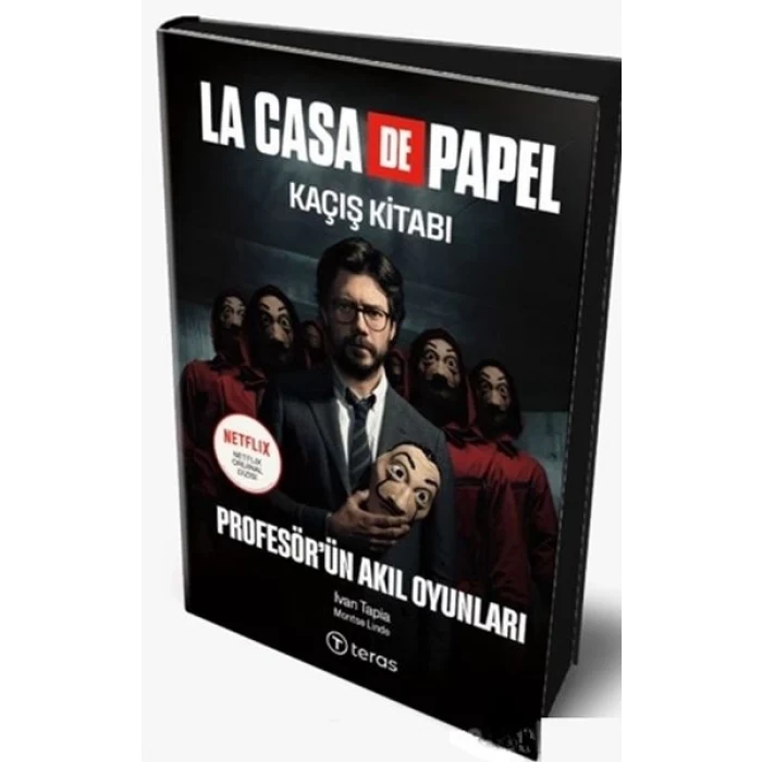 La Case De Papel Kaçış Kitabı - Profesörün Akıl Oyunları (Ciltli) (Maske Hediyeli)