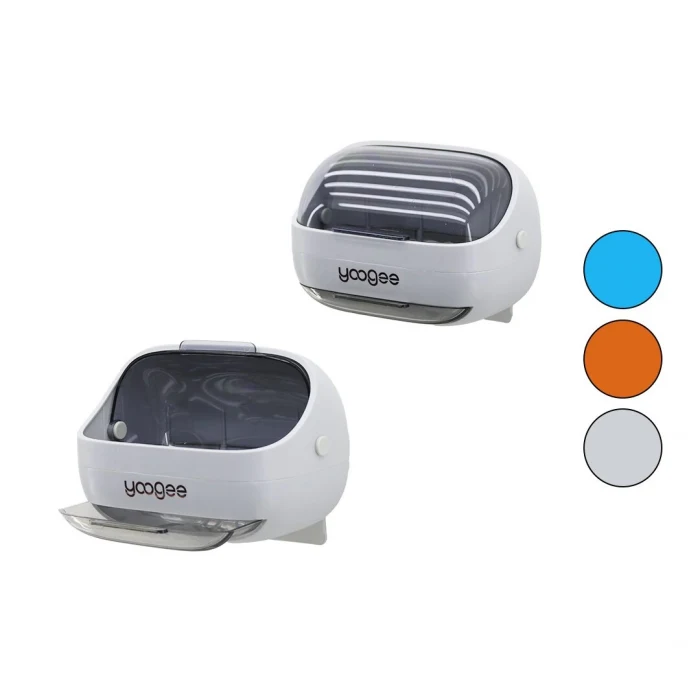 LÜX KATI SABUNLUK RENKLİ PLS MİKA KRİSTAL AÇ-KAPA PENCERELİ - ATIK SU ÇEKMECELİ YAPIŞKANLI MONTAJ (5124)