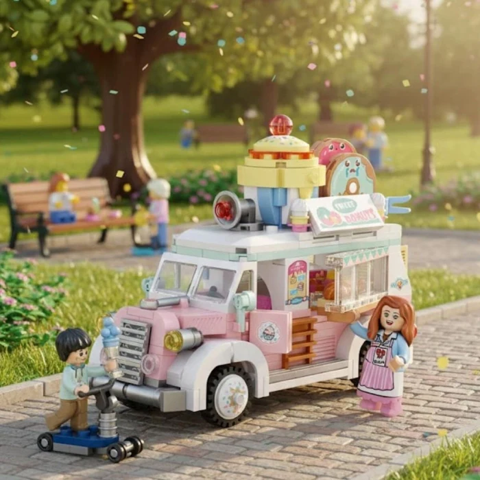 LZ1738 LOZ  ÇÖREK ARABASI  BLOCK OYUNCAK 583 PARÇA