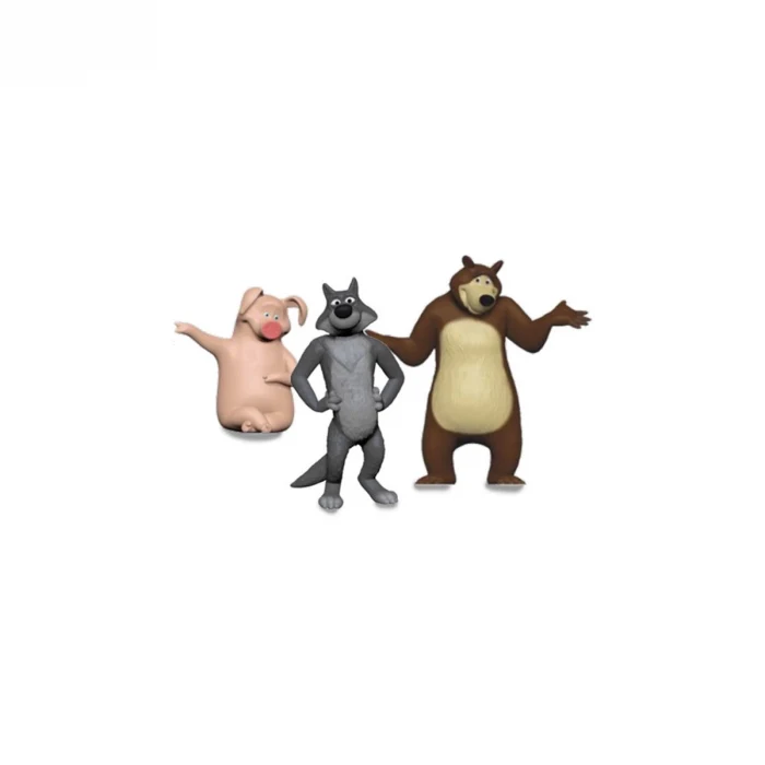 MHA20000 Maşa ve Koca Ayı Tekli Figür