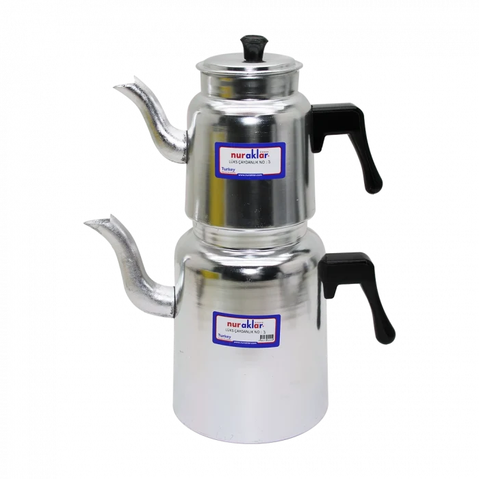 NO-3 LÜKS ALÜMİNYUM ÇAYDANLIK TAKIMI (5124)