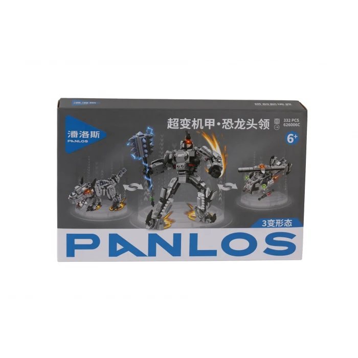 P626006-KARMA DÖNÜŞEN ROBOTLAR BLOCK OYUNCAK-KIRMIZI