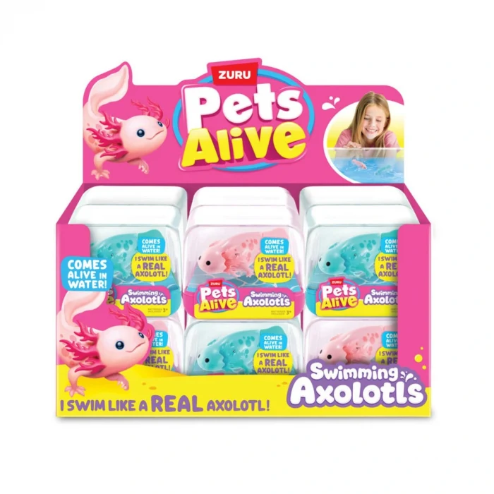 PEL09000 Pets Alive Yüzen Axolotl