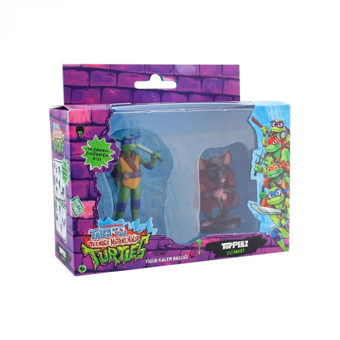 PMI NT2015 Ninja Turtles Toppeez 2li Figür Set Asorti