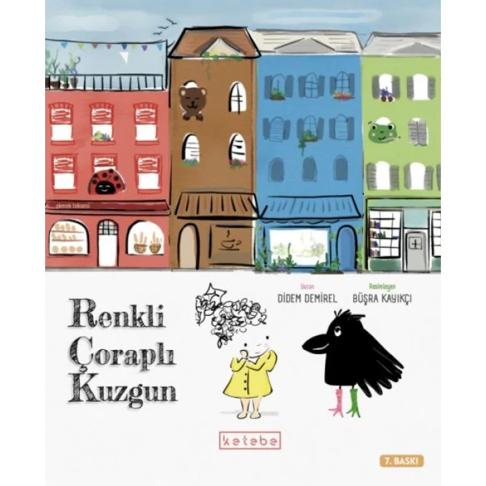 Renkli Çoraplı Kuzgun