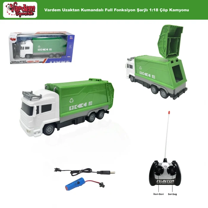 RG-618-6A-7A UK FF ŞARJLI 1 16 KAMYON DAMPERLİ