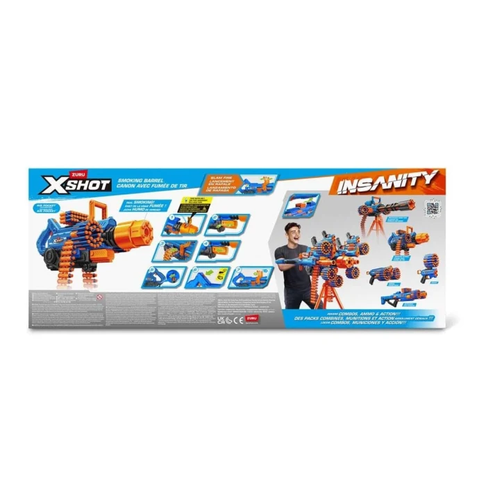 S00007914 SUN-ZUR-X-SHOT SİLAH SÜNGER ATAN 72 MERMİLİ