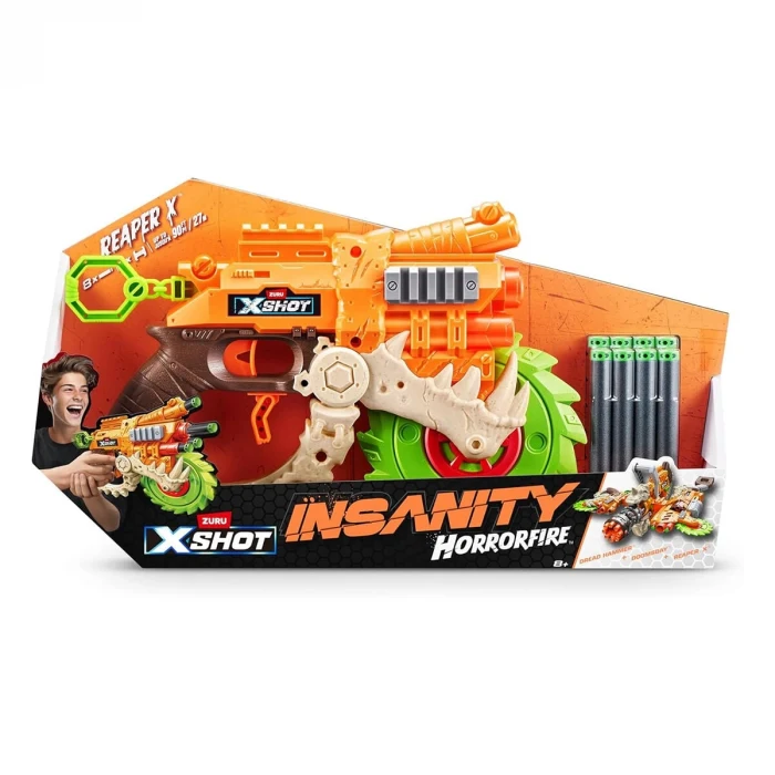 S00036730 SUN-ZUR-X-SHOT SİLAH SÜNGER ATAN-X 8 MERMİLİ