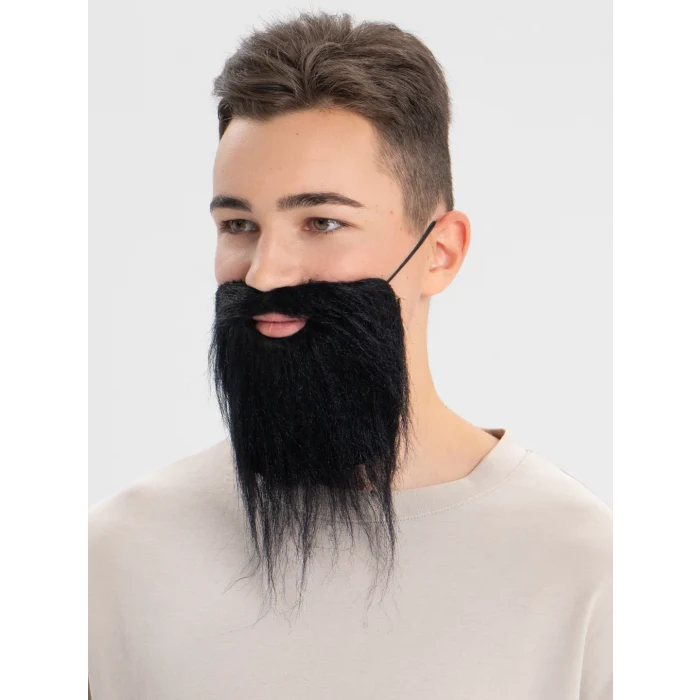 Siyah Renk Takma Sakal Bıyık Takımı (5124)
