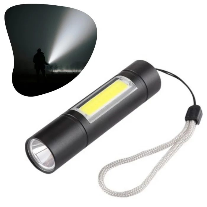 Solar Kutulu Mini El Feneri – Taşınabilir LED Kamp ve Acil Durum El Lambası (5124)