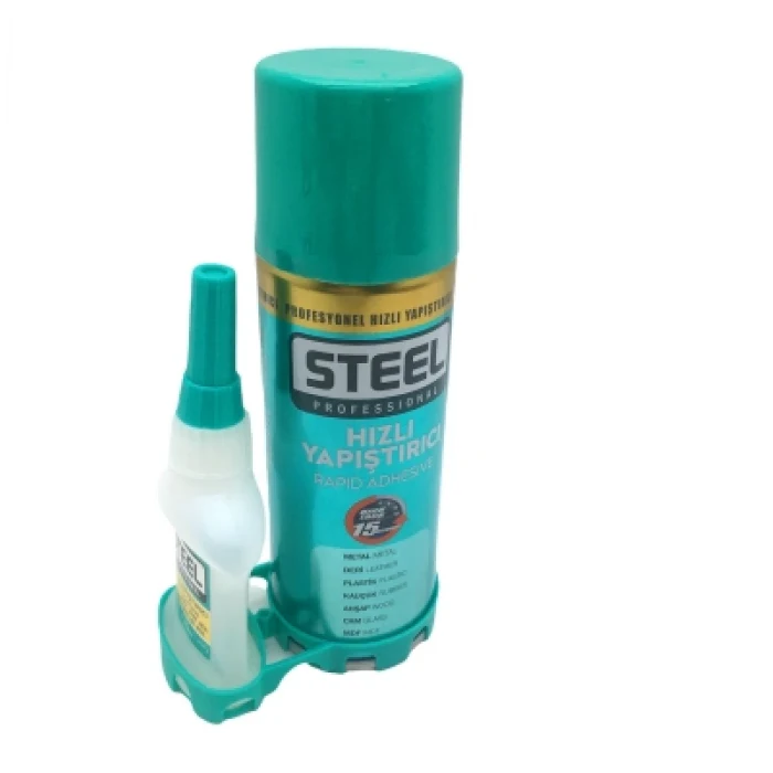 STEEL 200ML+20GR ORTA HIZLI YAPIŞTIRICI (5124)