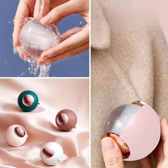 Taşınabilir ve Yıkanabilir Tiftik Ve Tüy Toplayıcı Kıl Toz Elbise Tiftik Temizleyici Top (5124)