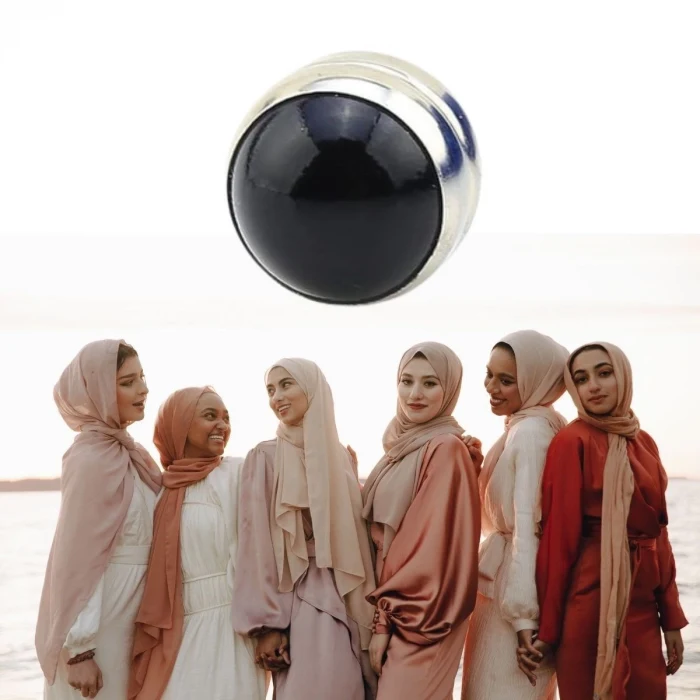 Tekli Güçlü Mıknatıslı Eşarp Şal Mıknatısı (5124)