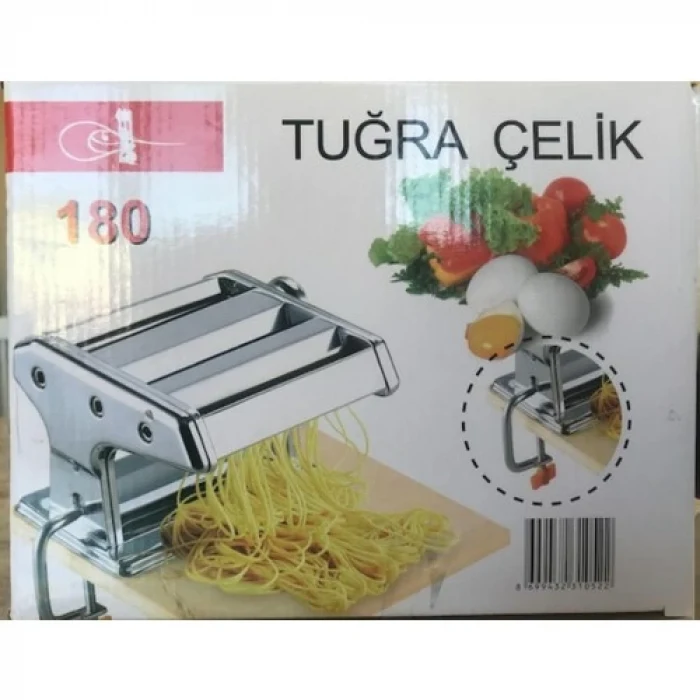 Tuğra Çelik 180 mm Erişte Makarna Makinesi (5124)