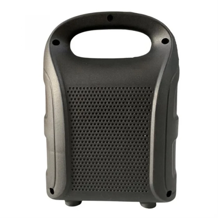 Tutmalı Mini Hoparlör Işıklı Taşınabilir Bluetooth Wireless Radyolu Sd Kart ve USB Girişli Hoparlör (5124)