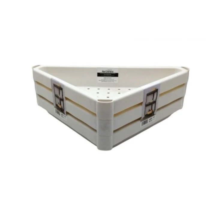 ÜÇGEN - BEYAZ PRATİK RAF ÜNİTESİ PLASTİK (5124)