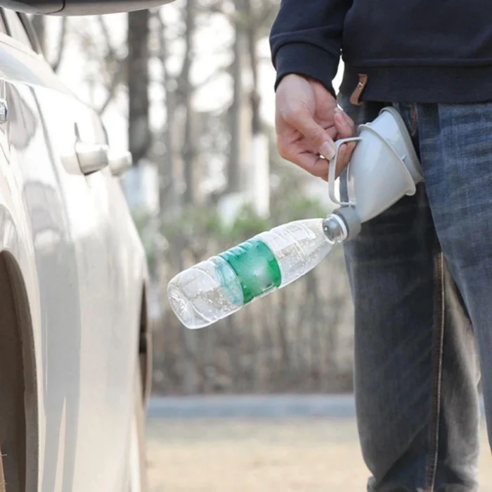 Unisex Taşınabilir Hijjenik Seyahat Tuvalet Aparatı Seyahat Tuvalet Hunisi (5124)