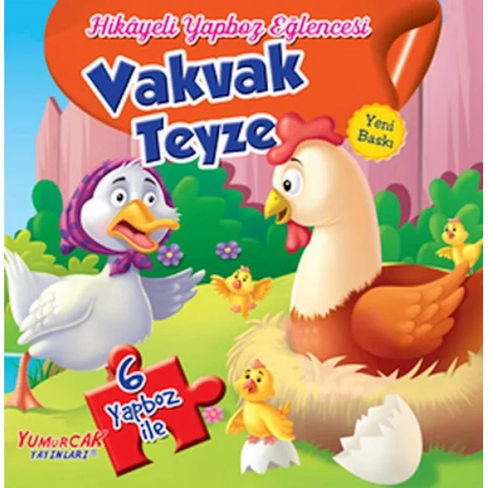 Vakvak Teyze - Hikayeli Yapboz Eğlencesi (6 Yapboz İle)