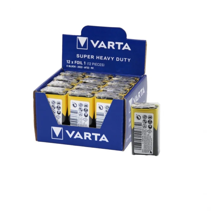VARTA  9 VOLT  PİL  E   12PCS (5124)