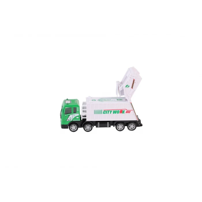 YH-711-57A SÜRTMELİ METAL 1:50 ÇÖP KAMYONU