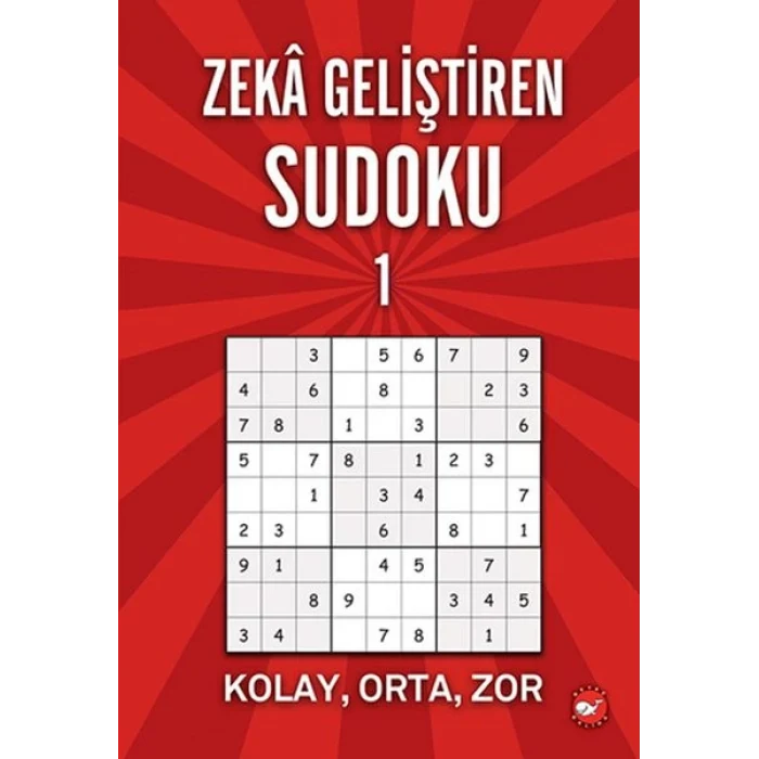 Zeka Geliştiren Sudoku 1 Kolay - Orta - Zor