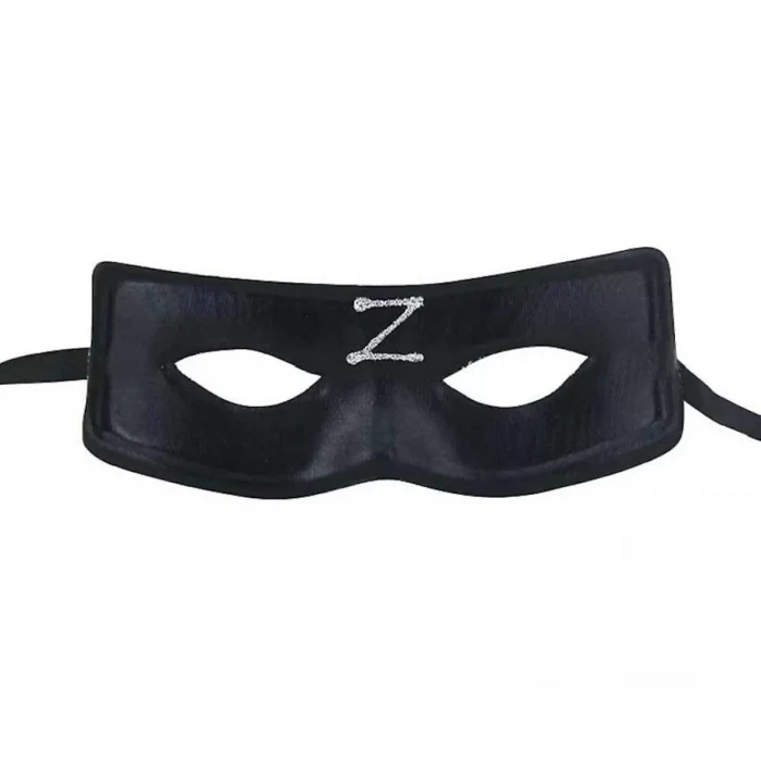 Zorro Maskesi Arkadan Lastikli Z Baskılı (5124)