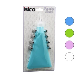 11PCS PASTA SETİ - RENKLİ   1-KREMA TORBASI - 9-METAL SIKMA UÇLARI - 1-UÇ TUTUCU ADAPTÖR (5124)
