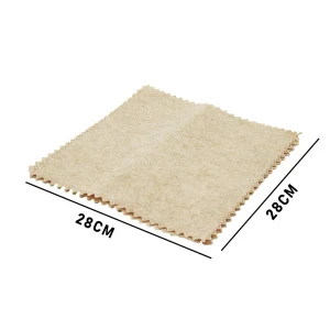 3 PCS 28X28CM YEŞİL LİF KABAK BİTİKİ ÜRETİMİ SAF DOĞAL TEMİZLİK BEZİ (5124)