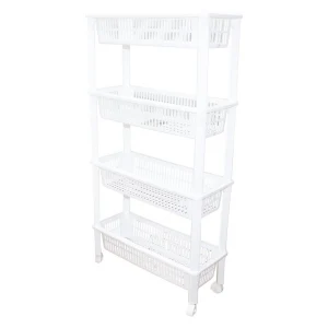 4 KATLI DÜZENLEYİCİ  - RAF ÜNİTESİ TEKERLEKLİ 510X205X945MM (5124)