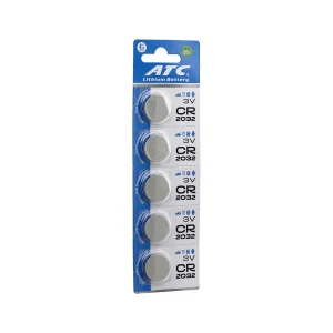 ATC LİTHİUM BATTERY CR-2032 PARA PİL LİTYUM 3V 5Lİ KART (5124)