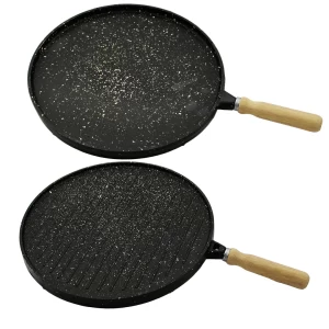 ÇİFT TARAFLI DÖKÜM GRANİT BAZLAMA - GÖZLEME TAVASI 36CM (5124)