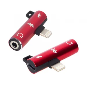 IPHONE ŞARJ VE 3.5 KULAKLIK ÇEVİRİCİ ADAPTÖR JACK (5124)
