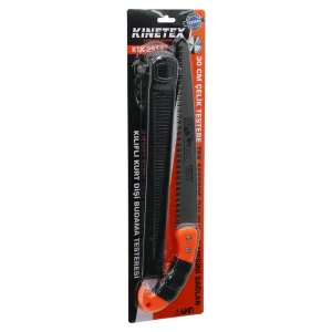 KURT DİŞİ   300MM  ÇELİK BUDAMA TESTERESİ  PLS.KILIFLI   PLASTİK SAPLI   30CM - SAPLI=43CM (5124)