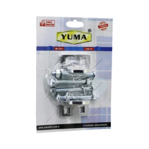YUMA YM-730-1 KAPI EMNİYET REZESİ  ASMA KİLİT TAKILABİLİR MENTEŞE (5124)