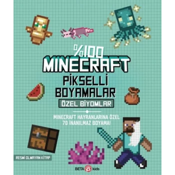 %100 Minecraft Pikselli Boyamalar Özel Biyomlar