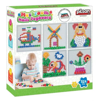 03 333 EĞİTİCİ MANTAR VE DÜĞMELER 514 PARÇA