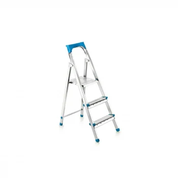 2+1BASAMAKLI METAL MERDİVEN Y: 60CM - 120KG.TAŞIMA KAPASİTESİ (5124)