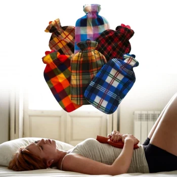 2 Litre Polar Kılıflı Sıcak Su Torbası 1. Sınıf  Kavuçuk Malzeme (5124)