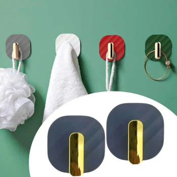 2li Yapışkanlı Retro Askılık Dolap Kapak Kulpu Gri (5124)