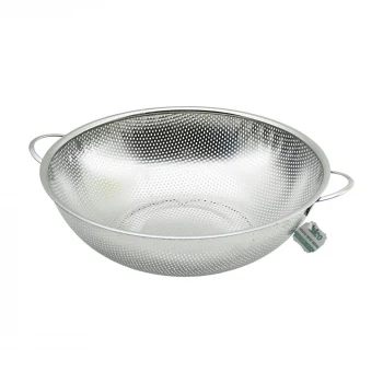 31CM  METAL KULPLU  ÇELİK SEPET SÜZGEÇ İNCE TEL AYAKLI (5124)